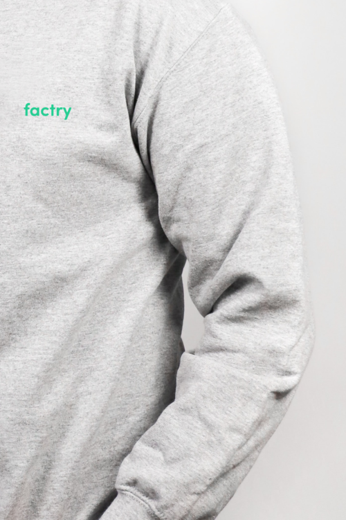 Factry sweatshirt detail chest